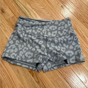 Ryderwear Gray Leopard Bike Shorts